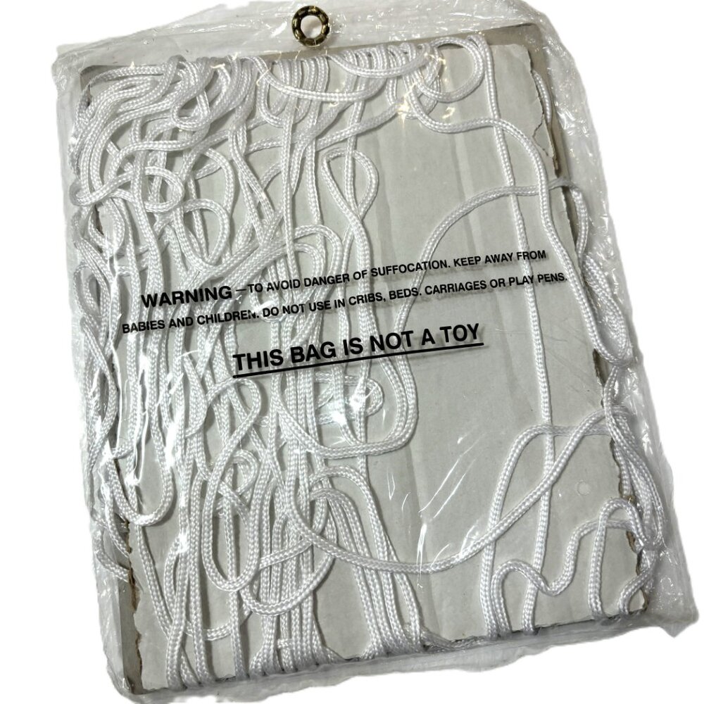 Blk Light White Spiderweb Rope Web Reusable Vintage by Fun World - Picture 3 of 9